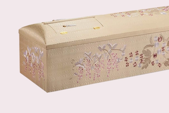 Fセット棺一式(刺繍棺 藤)